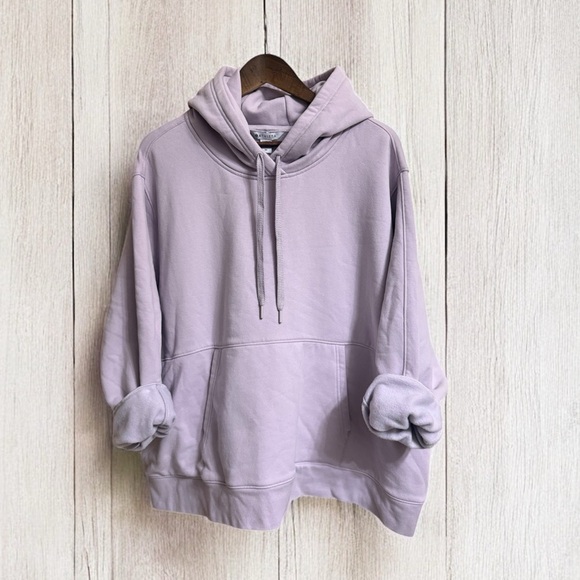 Athleta Soft Pastel Purple Hoodie Fuzzy interior - Picture 2 of 5